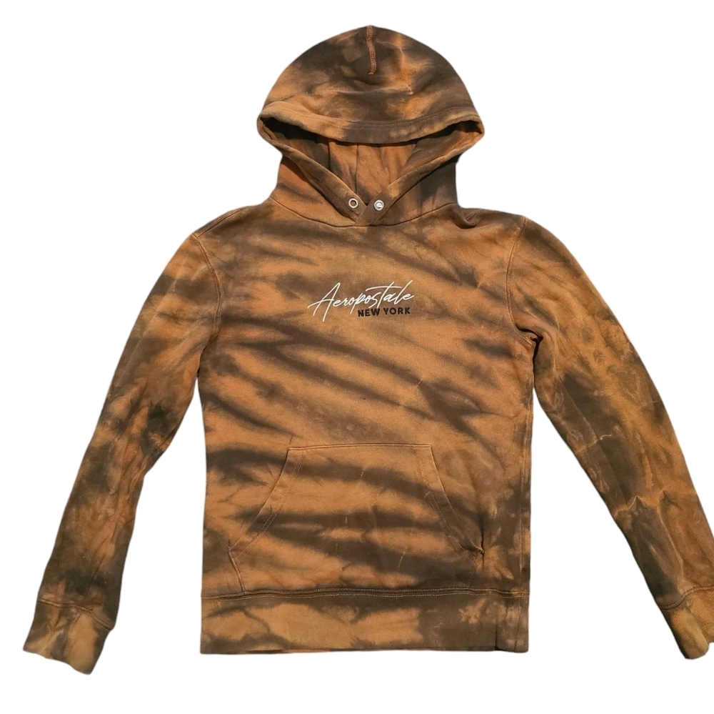 AEROPOSTALE tiger tie-dye hoodie XS